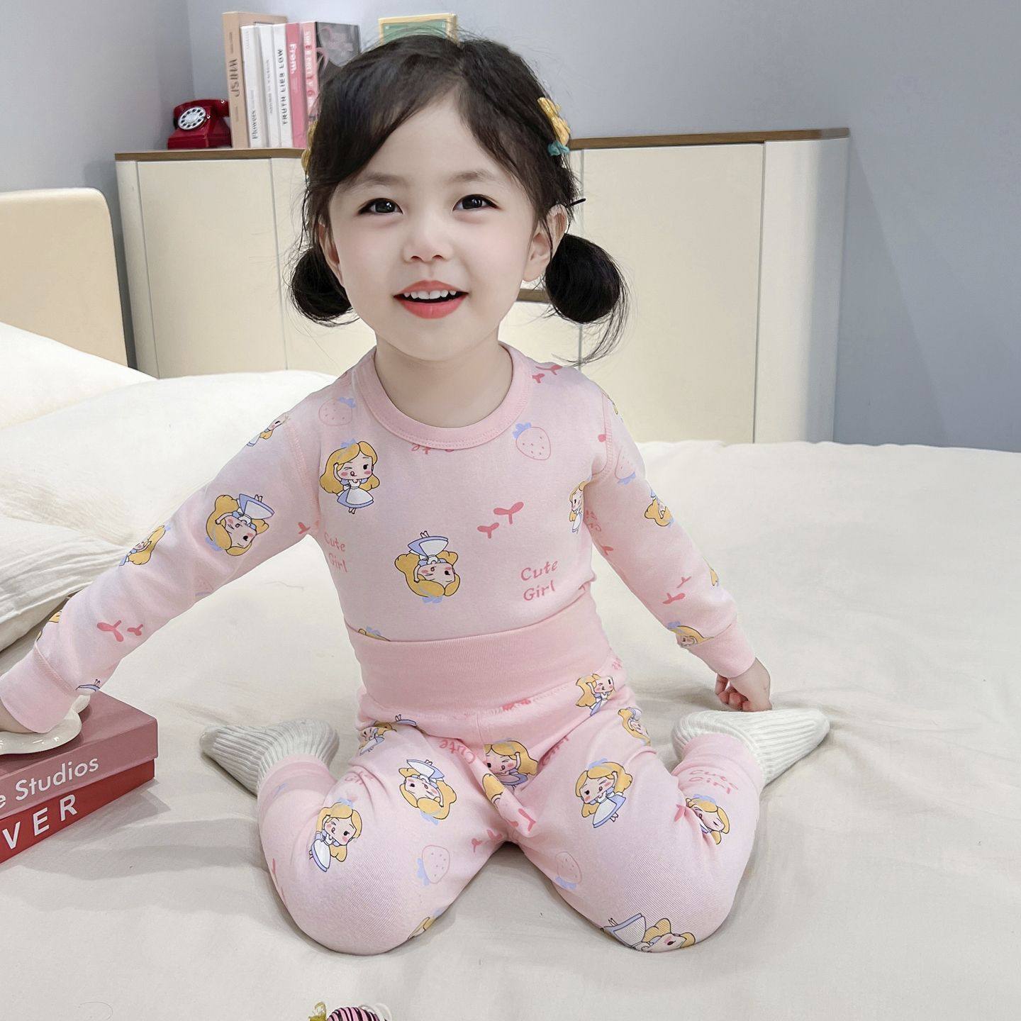 儿童秋冬无骨280宝宝内衣套装女男童纯棉高腰秋衣秋裤睡衣家居服,童装/婴儿装/亲子装,家居服套装,淘宝优惠券,粉丝福利购,淘宝优惠卷