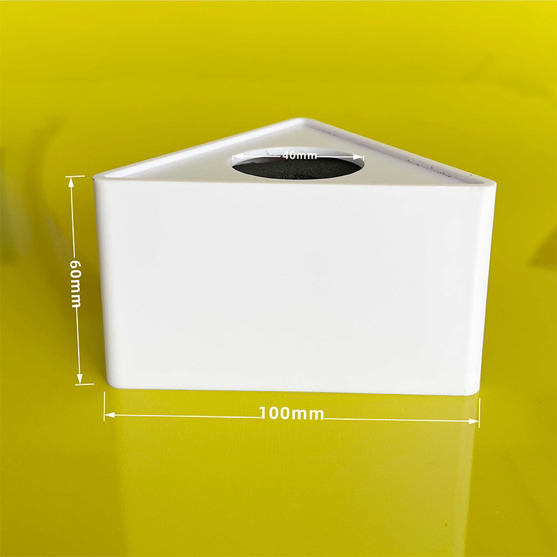 定制麦牌话筒台标盒卡扣唛牌麦标咪夹新闻采访魔术贴麦克风logo牌