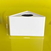 定制麦牌话筒台标盒卡扣唛牌麦标咪夹新闻采访魔术贴麦克风logo牌