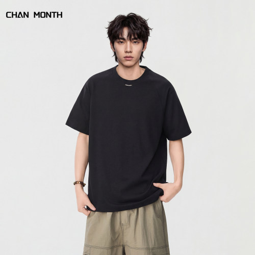 CHANMONTH夏季潮牌简约短袖男款