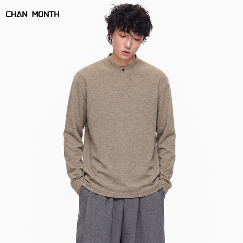 CHANMONTH秋季老钱风亨利领长袖