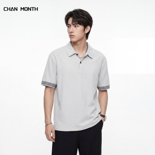 CHANMONTH短袖翻领POLO衫