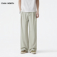 休闲西装 春季 裤 男宽松百搭垂感A字裤 CHAN 通勤简约长裤 MONTH美式