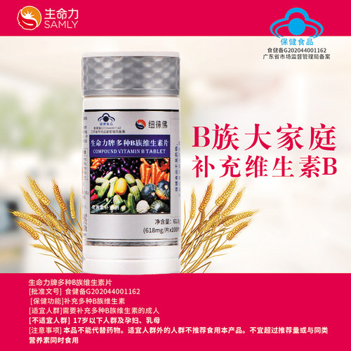 100片多种B族维生素片烟酰胺泛酸