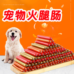 狗狗火腿肠零食泰迪比熊小型犬宠物成幼犬专用狗香肠营养主食肉肠