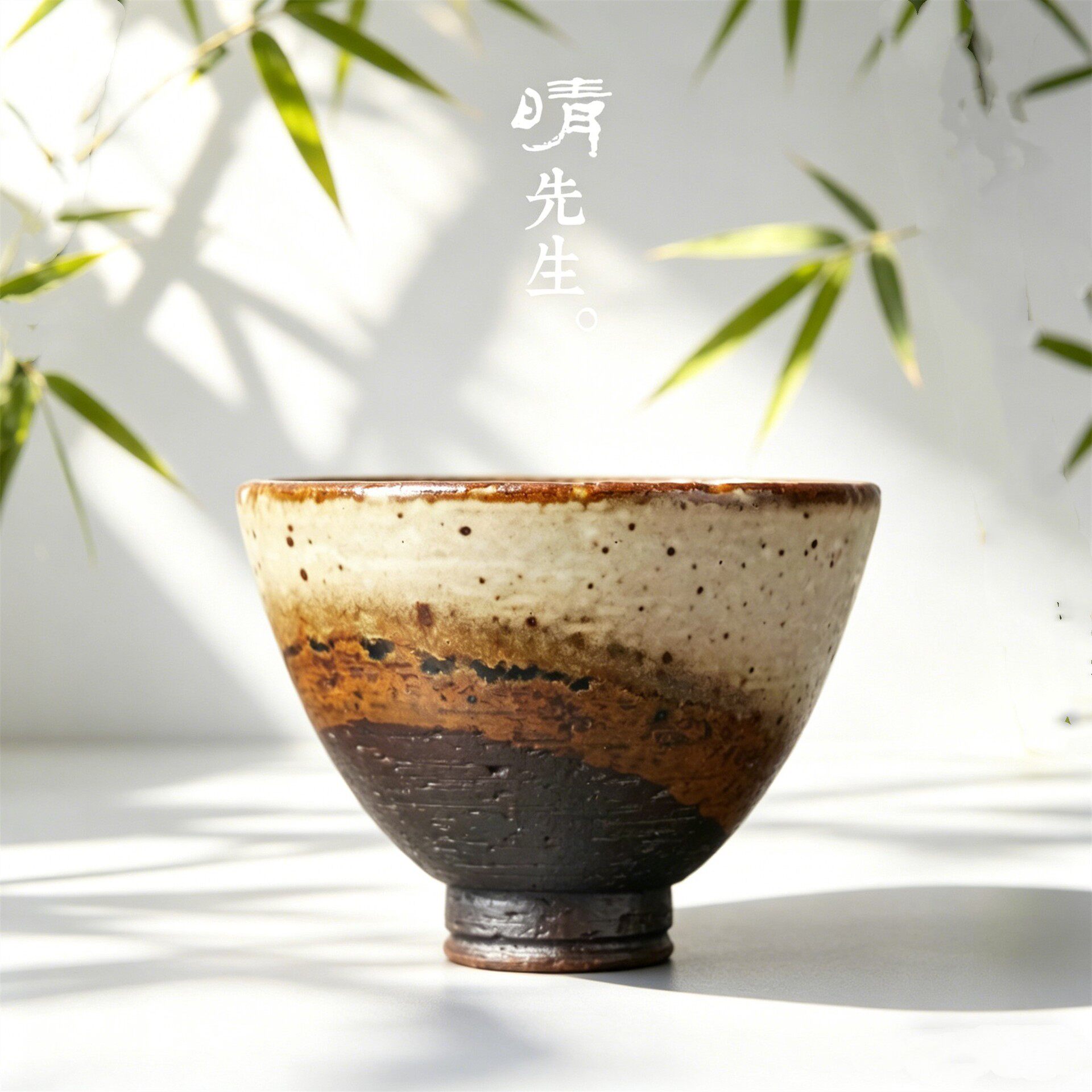 景德镇老岩泥茶杯柴烧手工品茗杯主人杯茶盏功夫个人小茶杯礼品