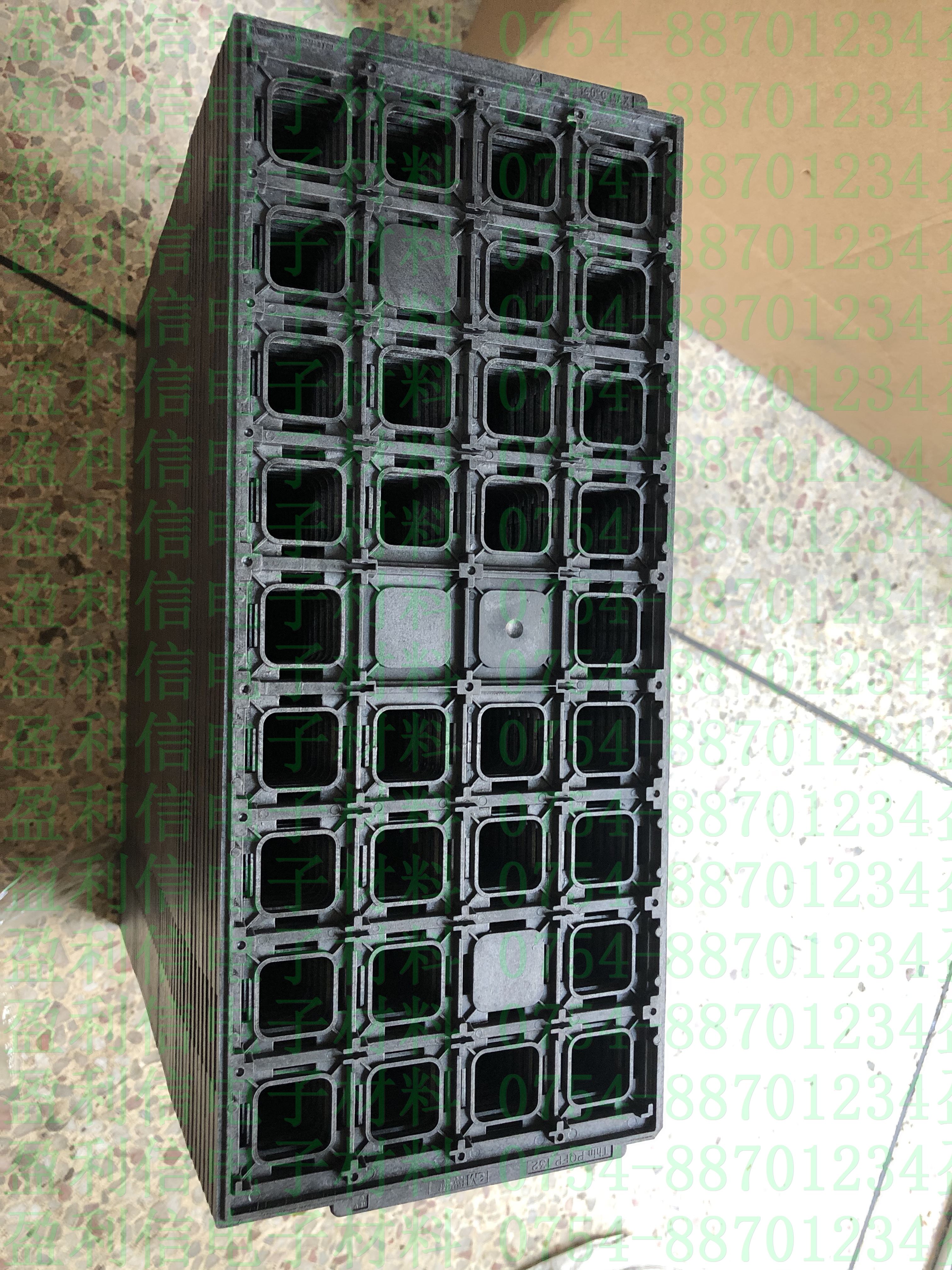 ic芯片 内存 电子元器件 托盘tray盘 bga qfp qfn pqfp132  36格