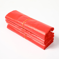塑料袋红色透明手提式背心袋加厚超市购物袋40*60食品外卖打包袋