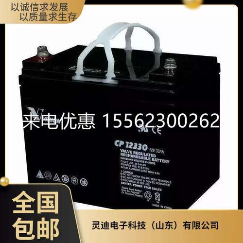 威神VISION蓄电池CP12330铅酸免维护12V33AH直流屏 EPS电源