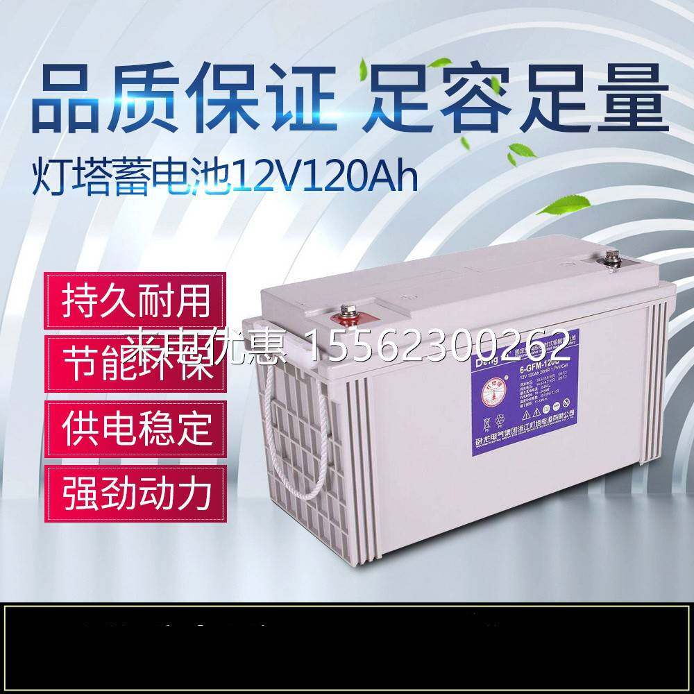 灯塔蓄电池12V100AH 6-GFM-100 UPS/EPS/直流屏等电力设备可用 - 实物图
