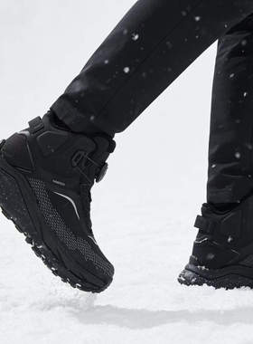 4000＋鼎货中弹户外纽扣防水3M雪丽棉冰上止滑抗寒零下25°登山鞋