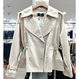 欧洲站2026新款春款小个子高端风衣女短款今年流行炸街网红短外套