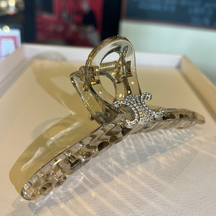 樾岛时光 ins风超火闪钻抓夹镶钻高级感简约百搭鲨鱼夹发饰女