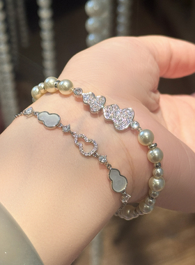 千金珠腕◆白月光手链女轻奢小众设计高级感福禄双葫芦新中式手串