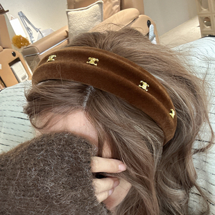 怦然心动◆复古宽边发箍高颅顶2025新款日常通勤百搭气质头饰发饰