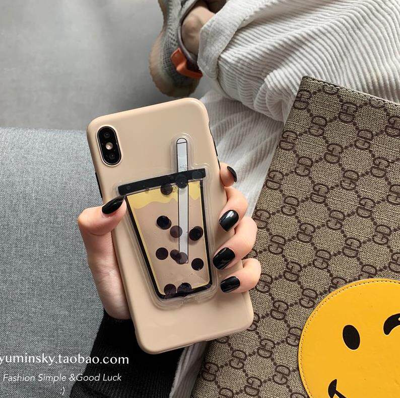 咖啡手机iphone7情侣光面时尚入油有趣网红款液态奶茶光滑按压在类目 3C数码配件, 手机配件, 手机保护套/壳中 - 来自Buy2taobao.com提供专业的淘宝代购服务