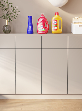 阳台储物柜防晒防水杂物柜飘窗柜子矮柜收纳柜地柜抽屉置物柜定制