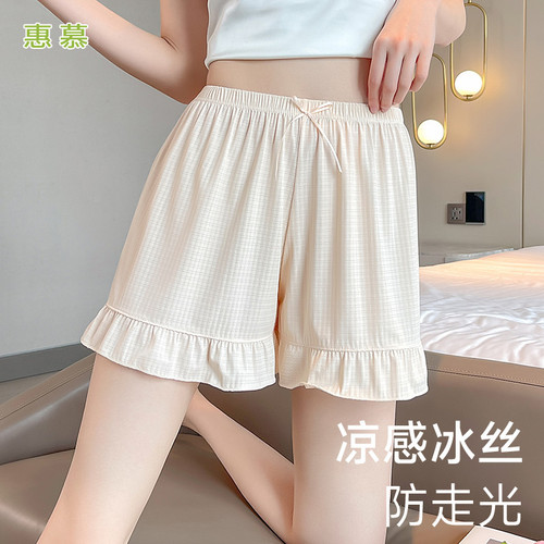 宽松安全裤女防走光可外穿打底裤jk家居短裤薄款夏大码百搭不卷边