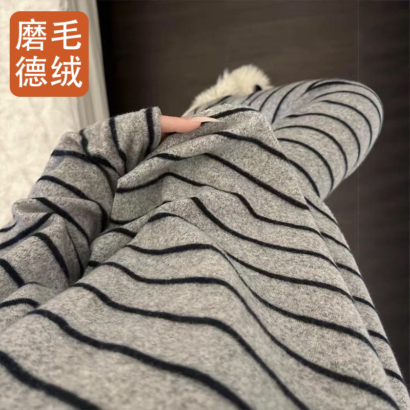 德绒韩系可外穿保暖女款睡衣套装
