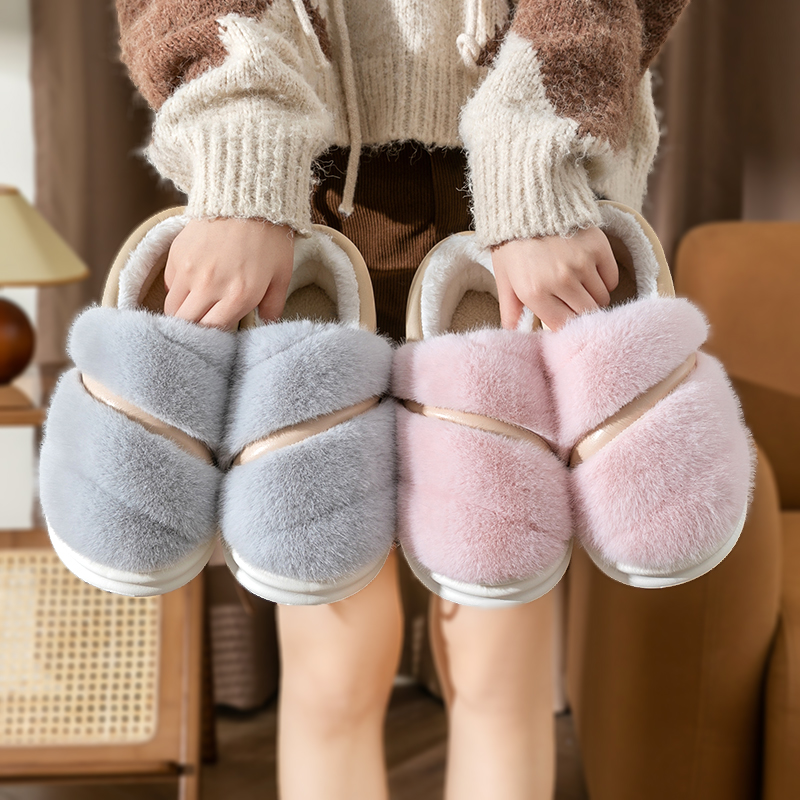 毛毛情侣保暖包跟居家室内拖鞋