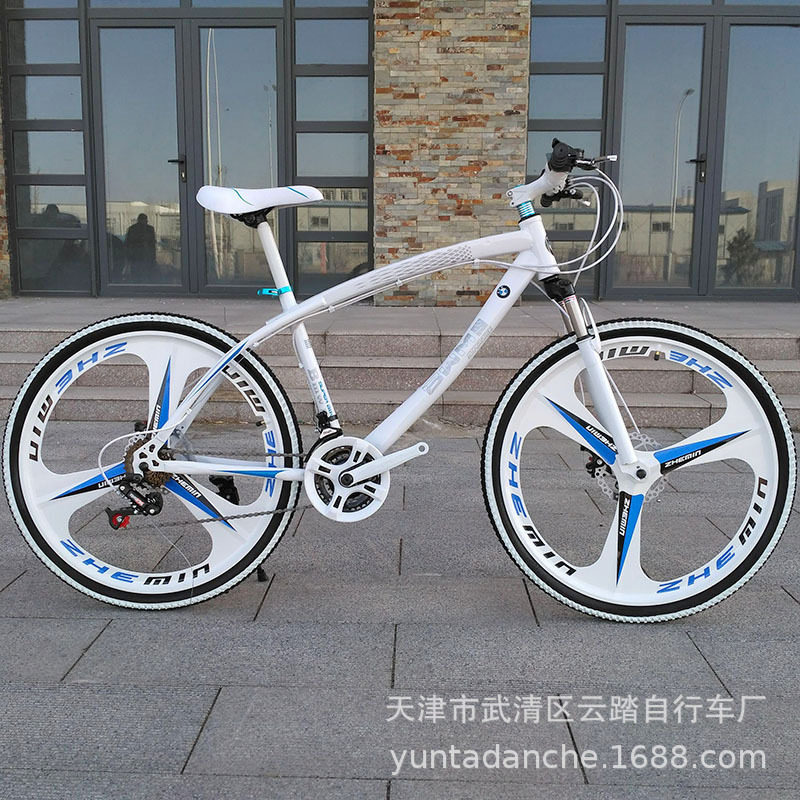 宝马架型山地自行车成人男女代步车减震碟刹越野赛车公路学生跑车