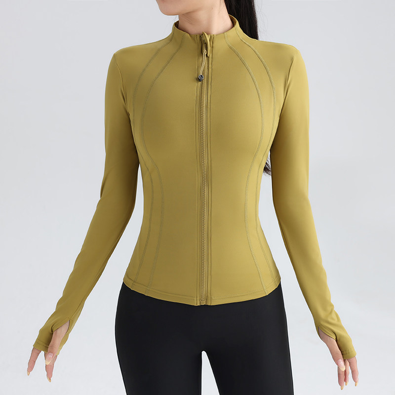 瑜伽服女秋冬健身运动外套