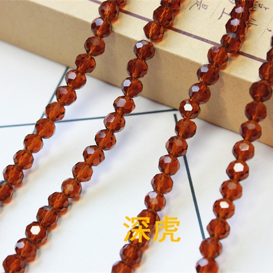20255mm32切面球珠玻璃水晶珠子散珠DIY饰品配件手工串珠材料菠萝