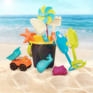 比乐B.Toys宝宝中型沙滩桶套装儿童益智玩水沙滩玩具挖沙子套装