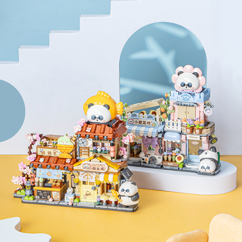 俐智Loz积木小耙鲷鱼烧