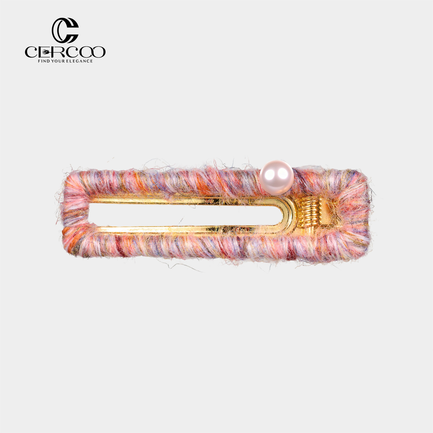 Cercoo/奢蔻新款雪绒颂时尚边夹