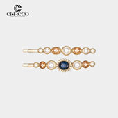 Cercoo 奢蔻珍珠礼赞系列发夹侧边夏季 超仙精致高级感一字夹两根