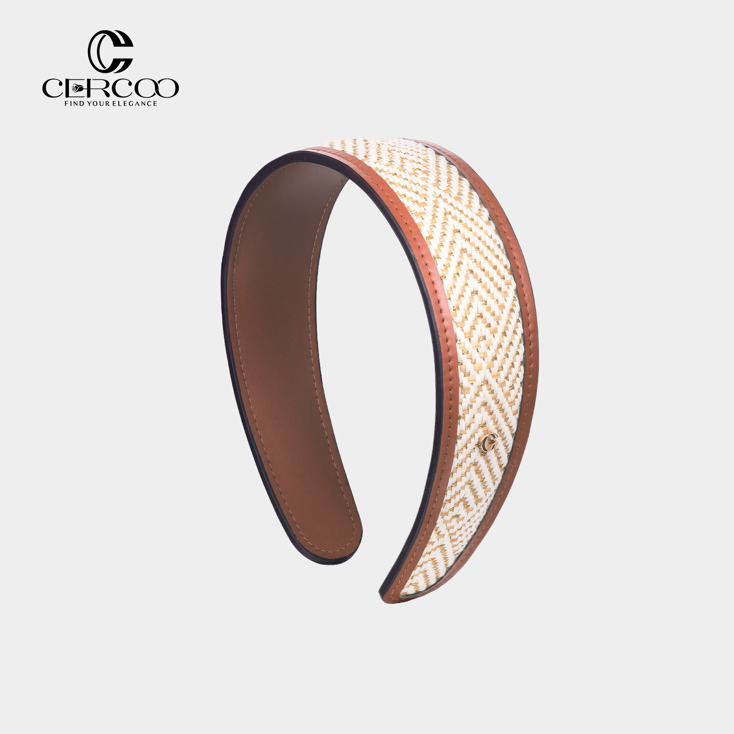 Cercoo/奢蔻巴黎迷情发箍编织宽边高颅顶头箍发卡显脸小简约发饰