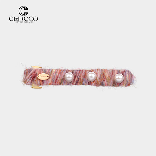Cercoo/奢蔻雪绒颂温柔马尾横夹
