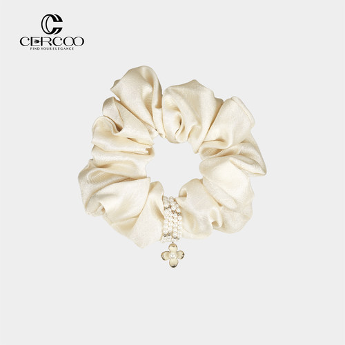 Cercoo/奢蔻珍珠时代系列大肠发圈高级感时尚发圈头绳氛围感发饰
