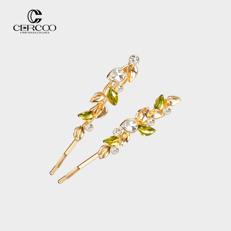 奢蔻复古刘海夹优雅对夹发卡