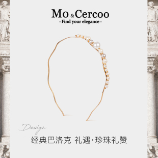 高级感头饰 Mo&Cercoo珍珠礼赞高端定制系列发箍发卡发捆复古法式