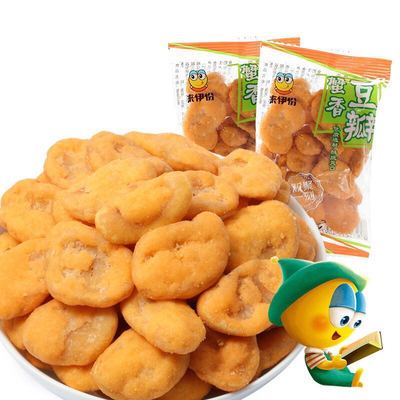 豆瓣蟹香来伊份蟹黄味蚕豆零食