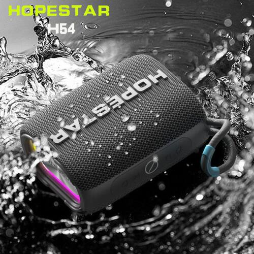 HOPESTAR H54防水便携无线蓝牙音箱户外迷你运动GO3小音响LED彩灯