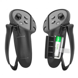 适用meta quest3带电池仓手柄保护套 quest3游戏硅胶套不挡信号