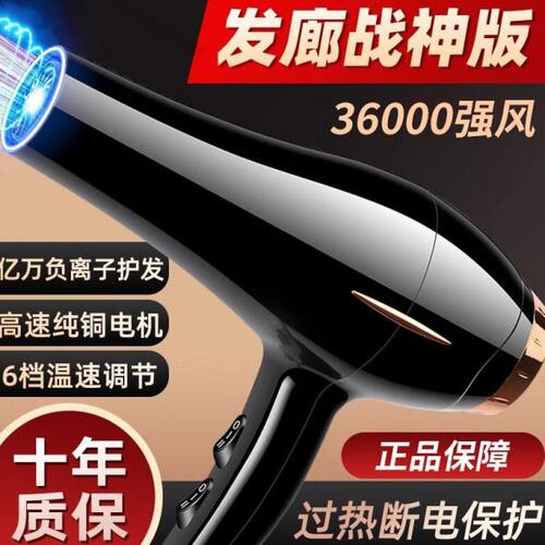 电吹风机家用负离子速干大风力发廊2400w理发店静音风筒护发