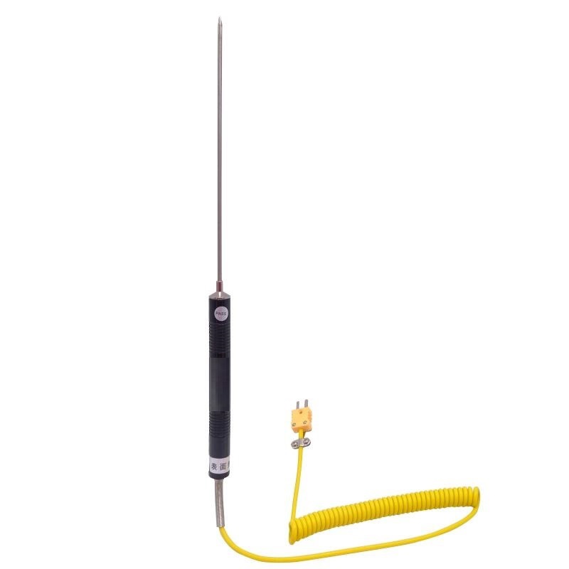 NR81539尖头插入式K型热电偶针式探头食品橡胶液体中心温度计探针