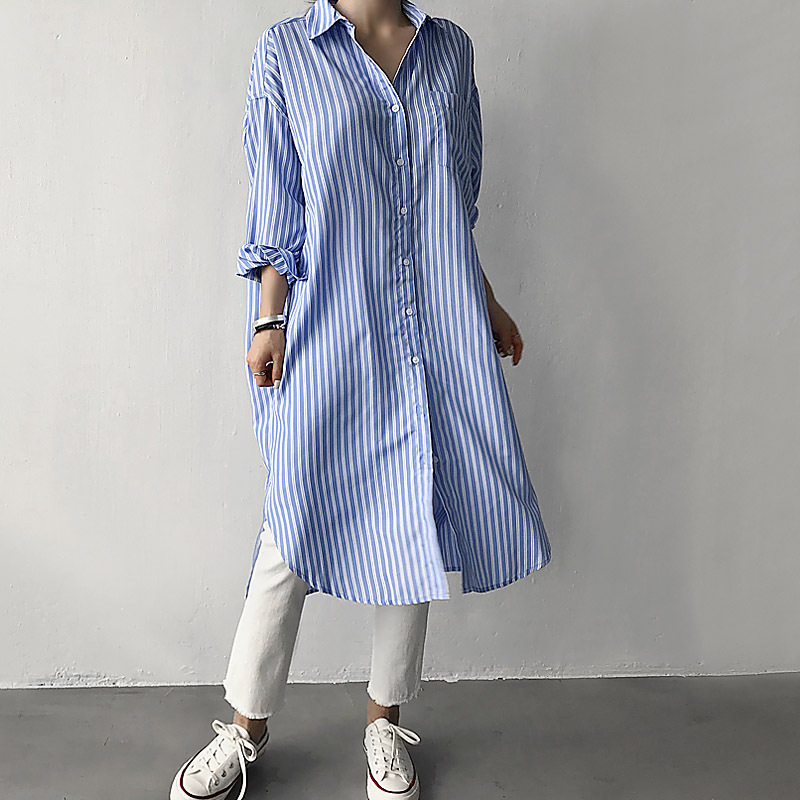 womenclothes中长款衬衣