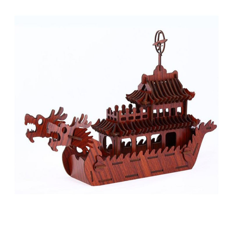 森呼吸3D立体拼图手工木