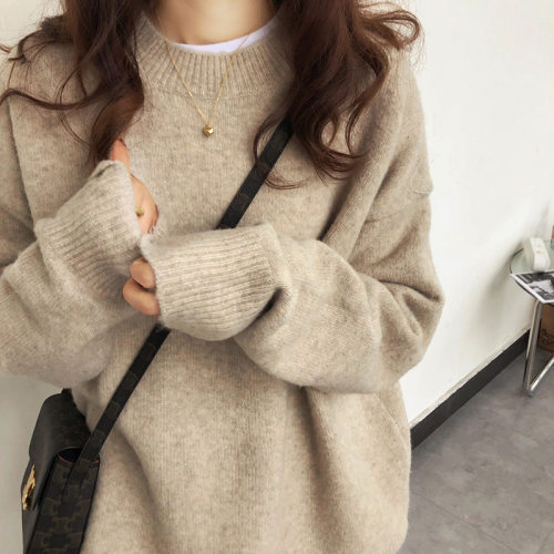 womenclothes纯色软糯慵