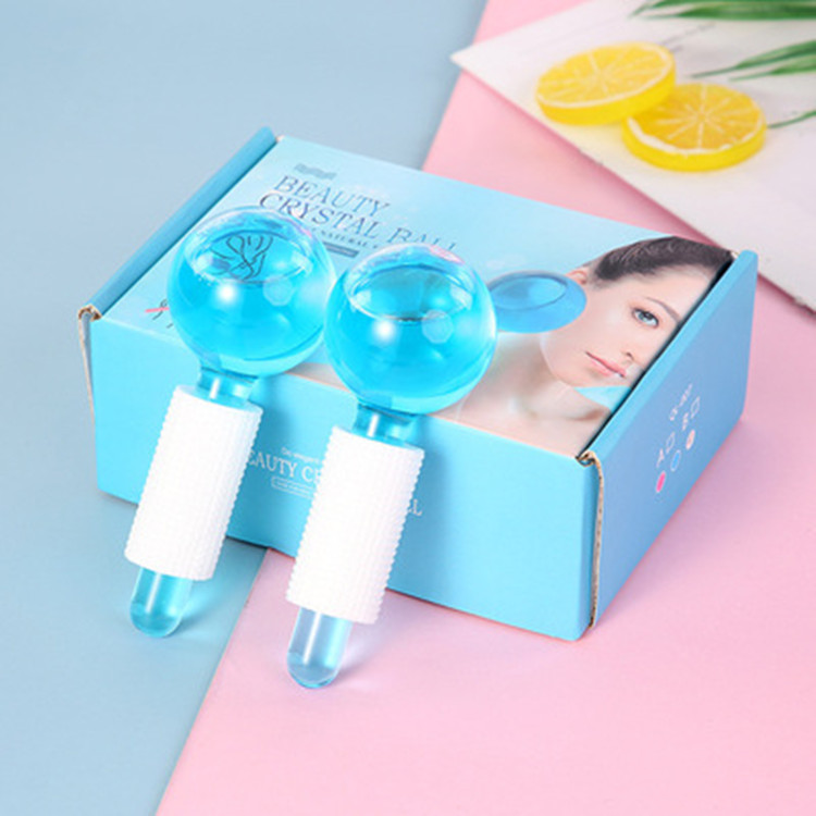 脸部按摩器冰波美容球面