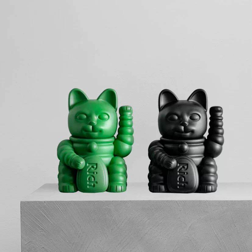 招财猫入户摆件树脂装饰现代轻奢