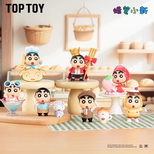 现货正品TOPTOY蜡笔小新美味春日部盲盒手办潮玩公仔桌面摆件礼物