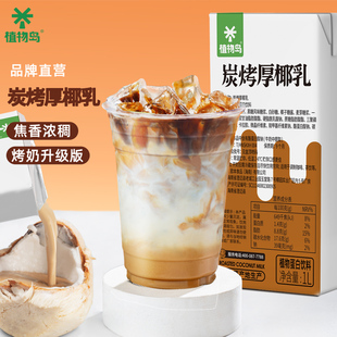 買(mǎi)一贈(zèng)一 植物島炭烤厚椰乳烤椰奶烤椰拿鐵咖啡奶茶店專用原料