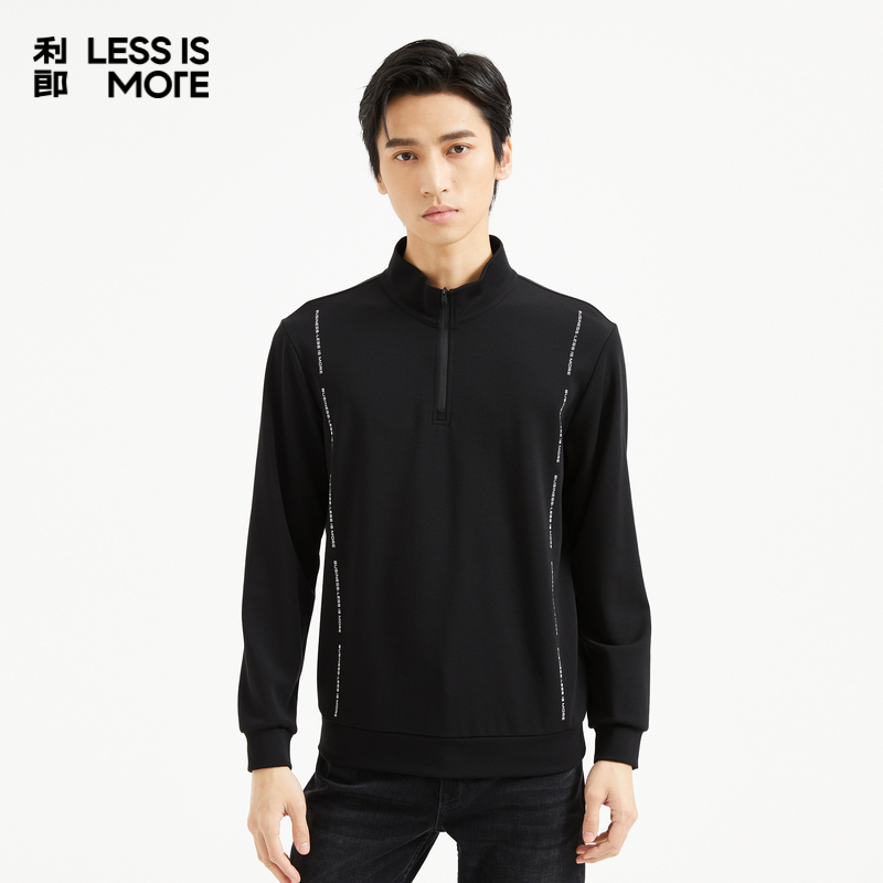 利郎LESSISMORE青年商务卫衣