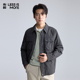 外套 商务休闲弹力风衣男士 微皱肌理 利郎青年商务风衣2026春季